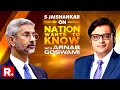 External Affairs Minister S Jaishankar Speaks To Arnab Goswami On Nation Wants To Know