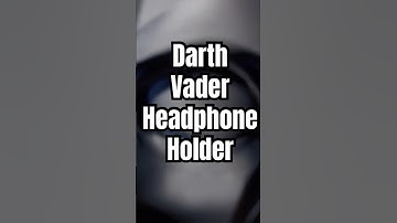 3D Printed Darth Vader Headphone Holder #3dprinting #starwars #darthvader #nerd #geek #rd3d #3dprint