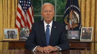 Watch full speech: Biden addresses decision to exit 2024 race