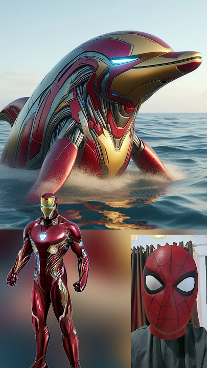 Superheroes but Dolphins 💥 Marvel & DC-All Characters #marvel #avengers#shorts