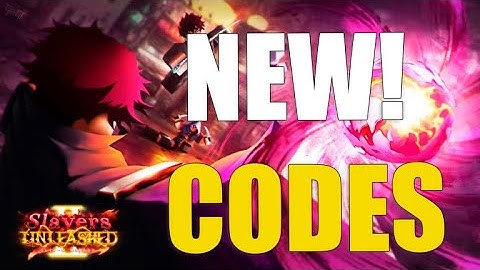 SLAYERS UNLEASHED 2 CODES [OPEN BETA] ⚔️[ROBLOX]⚔️