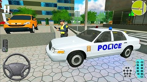 Police Patrol Simulator 2021 - Patrolling A Big City - Android Gameplay