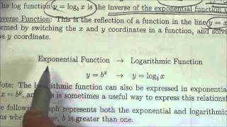 Math 31 Review of Logarithms and Derivatives - Lesson