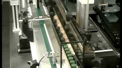 A Wraparound Labelling machine (Vial labelling)