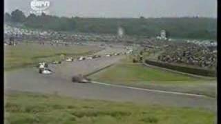 1973 British Grand Prix Fist Lap Start and Crash