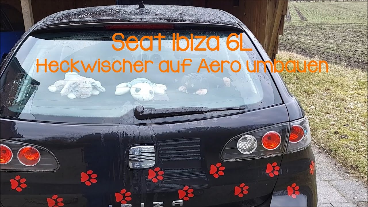 Scheibenwischer vorn wechseln beim Seat Ibiza ersetzen Wischer Aerowischer  Auto wechseln 