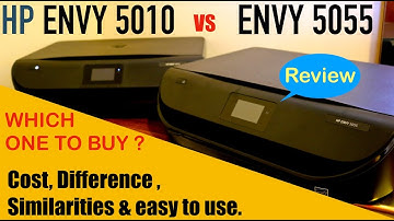 HP Envy 5010 vs 5055 All-in-one Printer Review !!