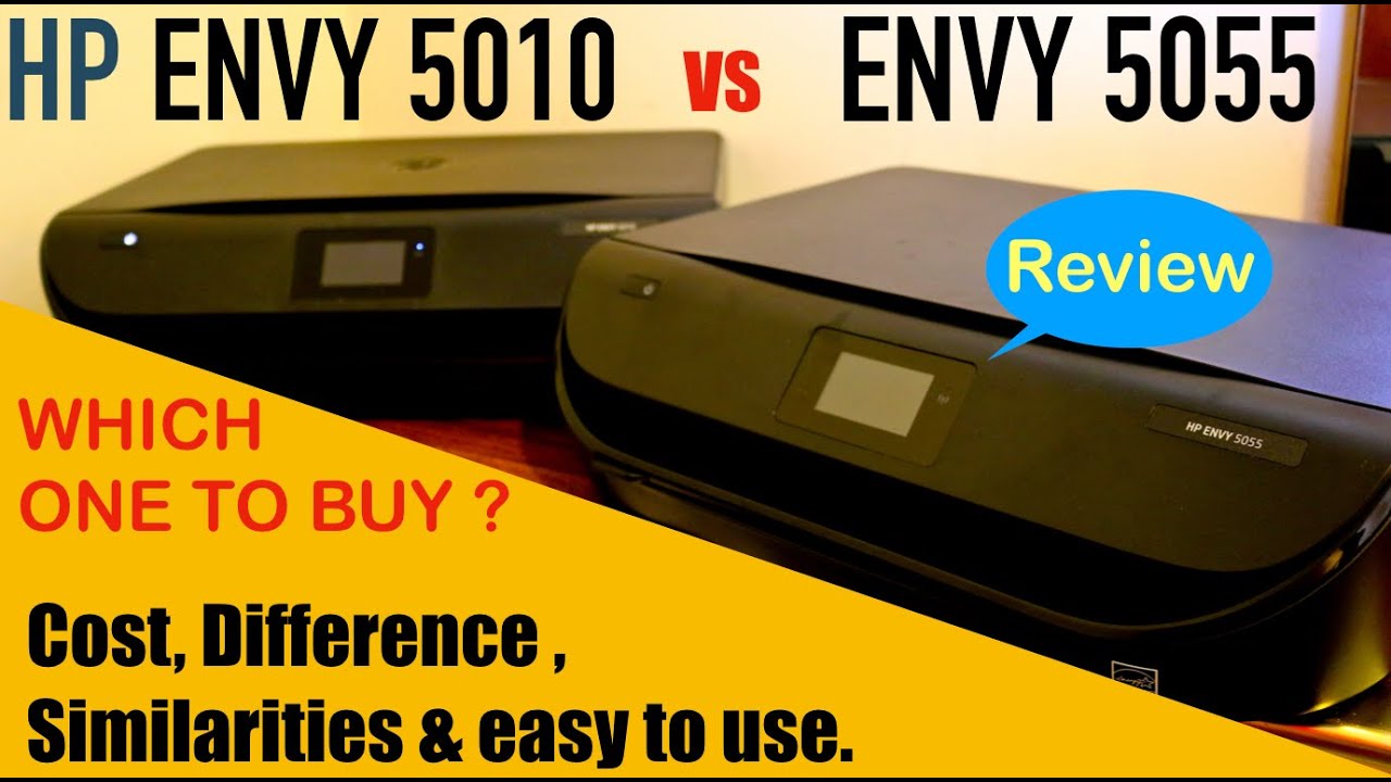 HP Envy vs 5055 All-in-one Printer !! - YouTube