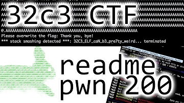 Abusing the exception handler to leak flag - 32C3CTF readme (pwnable 200)