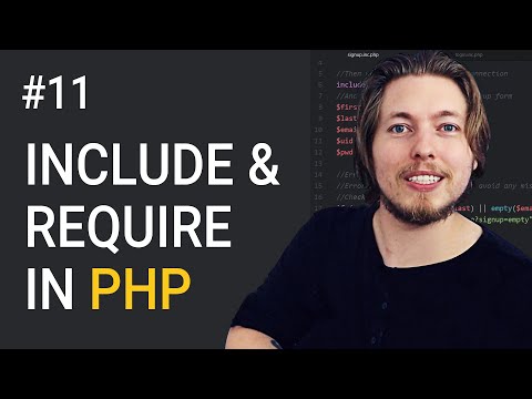 11: Include and Require in PHP | Procedural PHP Tutorial For Beginners | PHP Tutorial | mmtuts
