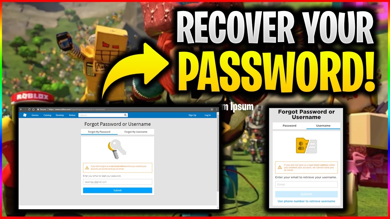 How to Login to an Old Roblox Account WITHOUT a Password! 