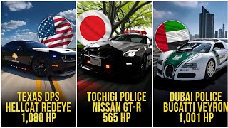 The Most Powerful Police Cars Ever Built | World’s Fastest Cop Cars 