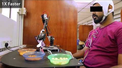 EEG – Controlled Meal Assistance Robot with Camera – Based Automatic Mouth Position Tracking and Mou