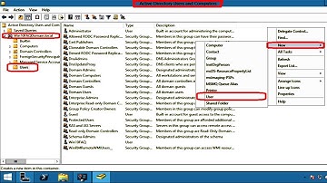 Windows Server 2016 - How to Create Domain User in Windows Server 2016 @06
