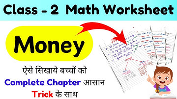 Money for Class 2| Class 2 Maths Money Chapter | Money Worksheet Class 2| Maths for Class 2| Grade 2