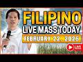 SUNDAY FILIPINO LIVE MASS TODAY ONLINE || FEBRUARY 22, 2026 || FR. JOSEPH FIDEL ROURA