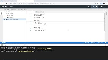 Structure of a flask app - Google Cloud Online Bootcamp - Part - 44