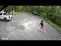 Bear Chases Dog Down Minnesota Driveway