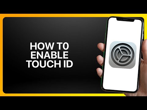 How To Enable Touch ID In iPhone Settings 2025! Tutorial