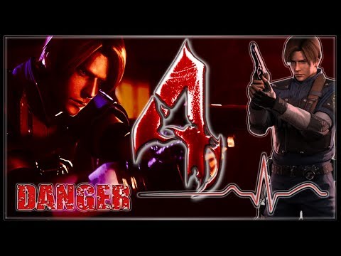 Resident Evil 4 Life In Danger Vida No Vermelho 2 Leon Kennedy R P D Re2 Remake Youtube - roblox leon kennedy