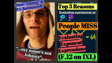 EVALUATE expressions with EXPONENTS like a PRO! (Multiplying and Dividing) Or F.12 on IXL.com (UTY)
