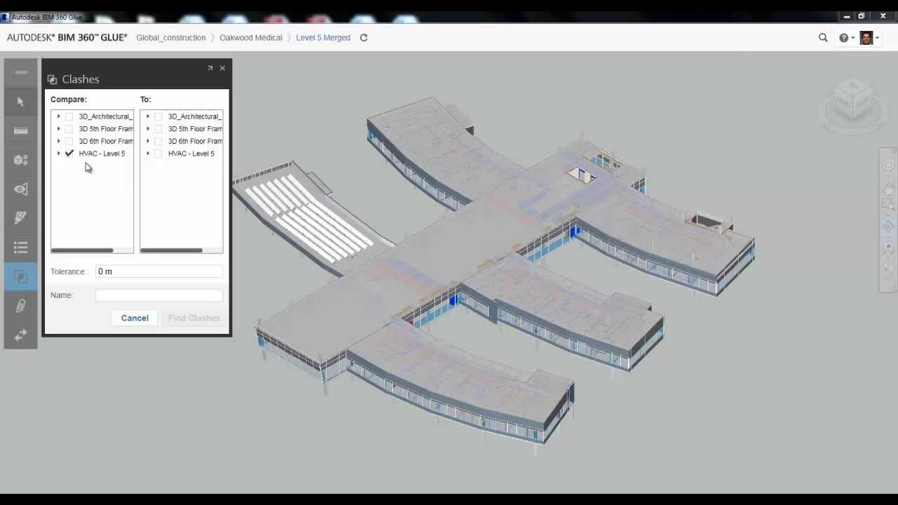 Autodesk BIM 360 Glue - Clash at a Glance - YouTube