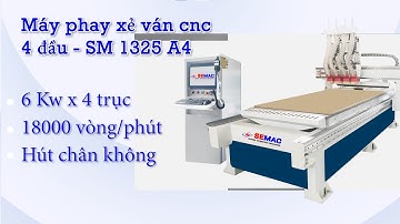 Máy Cắt Ván CNC 4 Đầu Chuyên Dụng 1325 A4  | CABINETMASTER