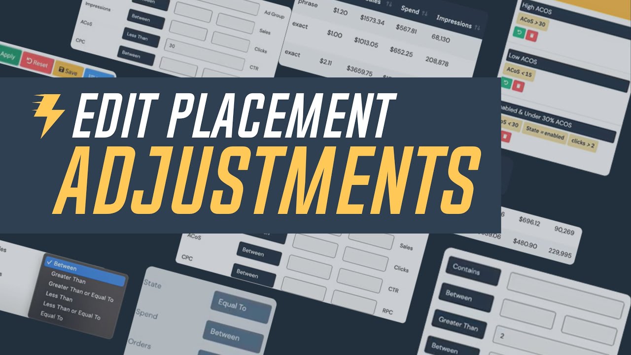 PPC Storm Tutorial - How to Edit Campaign Placement Adjustments - YouTube