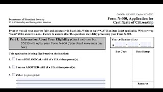 How to Tell the Difference between Form N-400 and N-600