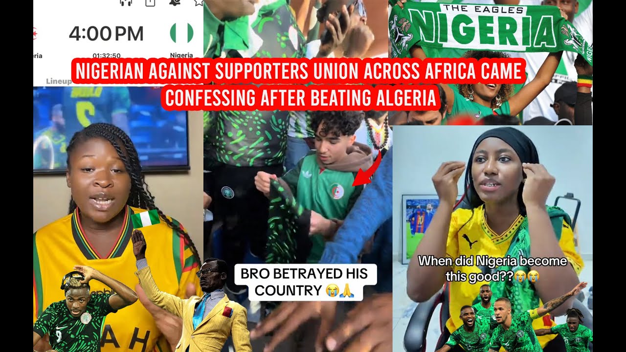 Nigerian against supporters union across Africa came confessing after ...