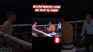 Weljohn Mindoro pinatunayan Ang bagsik Ng kamao sa matinding bakbakan #boxing #sports #pinoyboxing