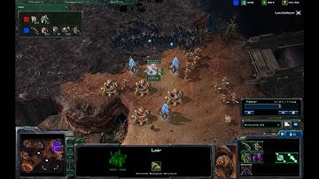 Starcraft 2 Beta - 1v1 - Z vs P - Defend Against Protoss Cannon Push