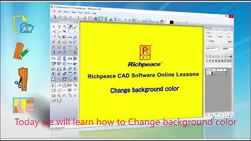 Richpeace Embroidery CAD Software Online Lessons Tip of the day-Change background color