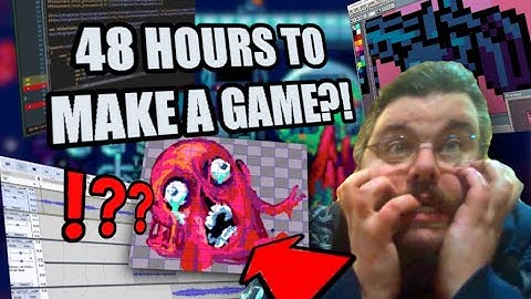 Creating an ENTIRE GAME in 48 hours! I-I-IMPOSSIBLE?! Ludum Dare 48 Weekend stream highlights