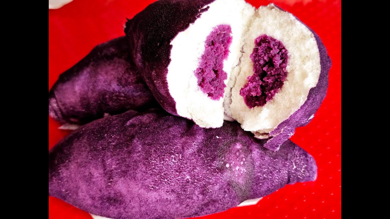 ซาลาเปามันม่วง ของแท้ ของจริง ทำกันแบบนี้ นะคะ#cooking #food #homemade #เรื่องเล่าแม่ครู #handmade