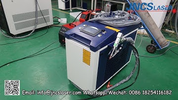 2kw 4 in 1 fiber laser welding cleaning cutting machine with double wire feeder device