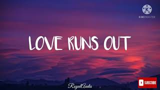 Love Runs Out - OneRepublic (Audio)