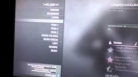 MW3-Best Rush Class