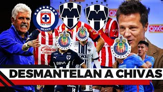 EL CRUZ AUZL Y MONTERREY DESMANTELAN A LAS CHIVAS Y FERNANDO HIERRO LES PAGA CON LA MISMA MONEDA