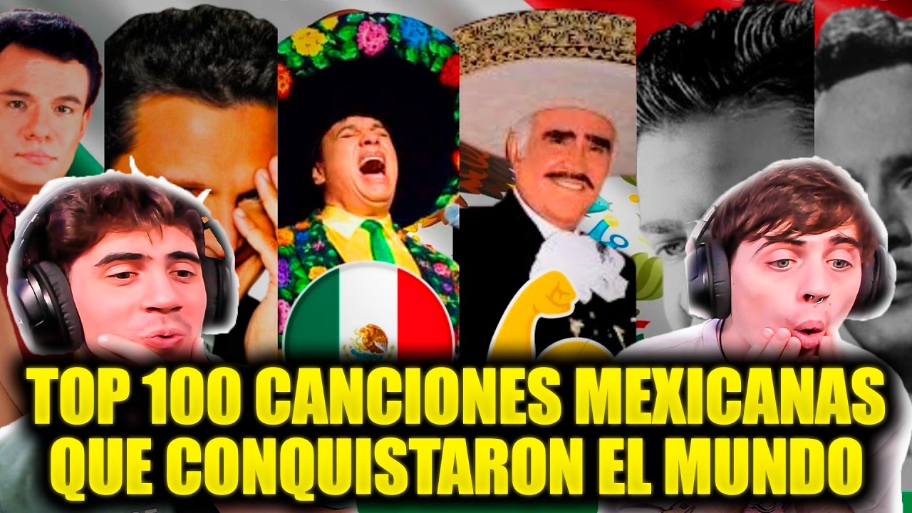 ARGENTINOS REACCIONAN A Top 100 Canciones Mexicanas que Conquistaron el Mundo (1900-1999) 🇲🇽😱