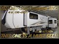 Rear Kitchen 4 Slide Out Luxury Fifth Wheel 2022 Cedar Creek Champagne 38EKS Forestriver RV Reviews