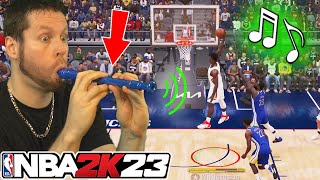 Can you play NBA 2K23 with a flute?