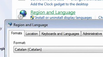 how to change windows 7 Region and Language format to Chinese (Simplified, PRC)