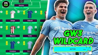 FPL Gamweek 3 ultimate KNEEJERK Wildcard! | Fantasy Premier League 2023/24