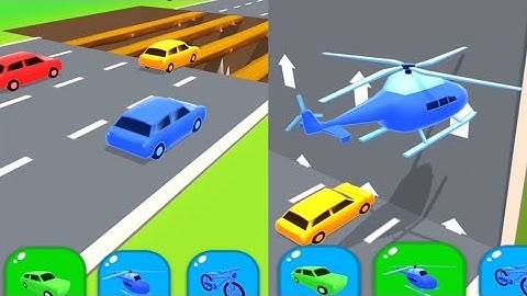 Shape-shifting All Levels Mobile Walthrough iOS,Android Gameplay Stick Run Game New Level Part 11