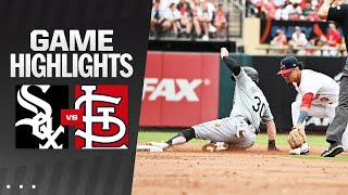 White Sox vs. Cardinals Game Highlights (5\/5\/24) | MLB Highlights
