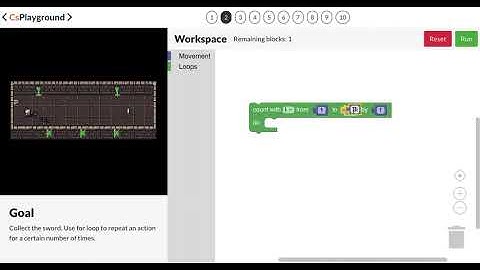 Blockly Game - Dungeon 02 - [STEM Coding and Games - CS Playground]