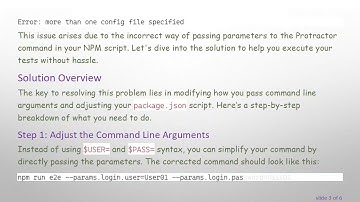 How to Pass Arguments to an NPM Script for Protractor Tests