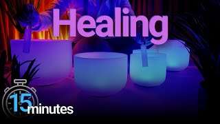 Vibrations for Healing | 15 Minute Singing Bowl Sound Bath for Health, Calmness, and Wellbeing