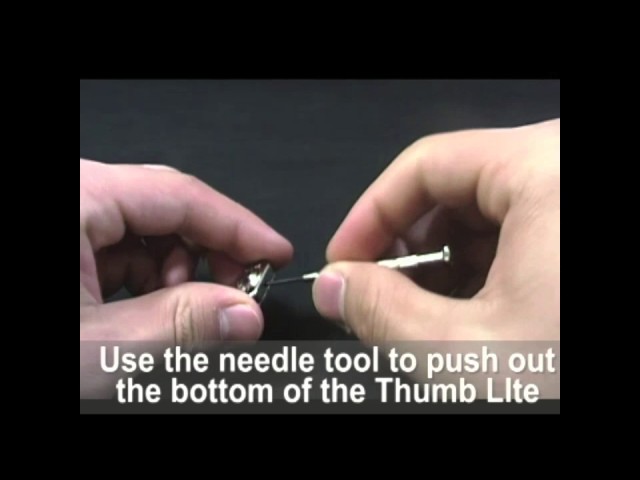 How to Replace the Batteries on a Lucky Line Thumb Lite™ - YouTube